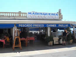 popular fish restaurant in can pastilla